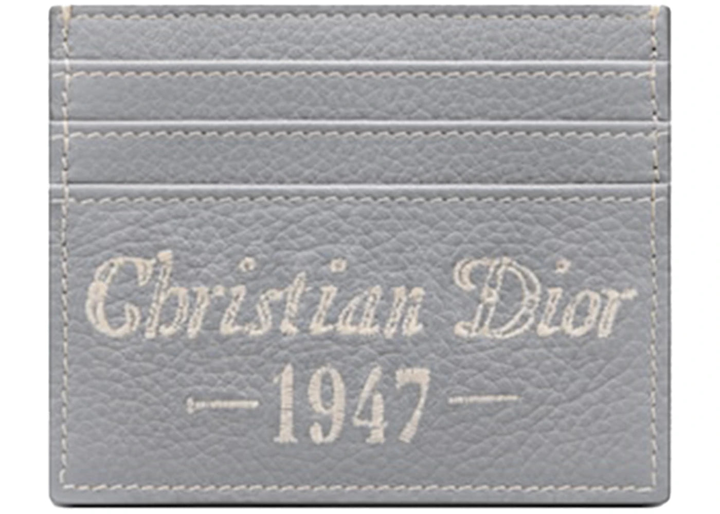 Dior by Birkenstock Christian Dior 1947 Signature (6 Card Slot) Card Holder Dior Gray