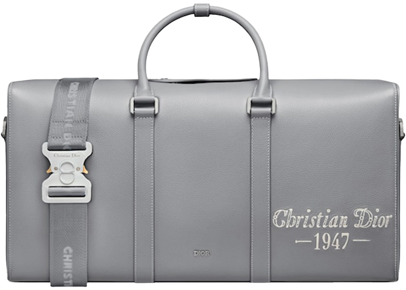 Dior by Birkenstock Christian Dior 1947 Signature Lingot 50 Duffle Bag Dior Gray