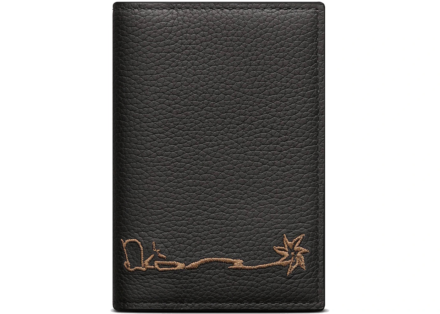 Dior x CACTUS JACK Bi-Fold Card Holder Black