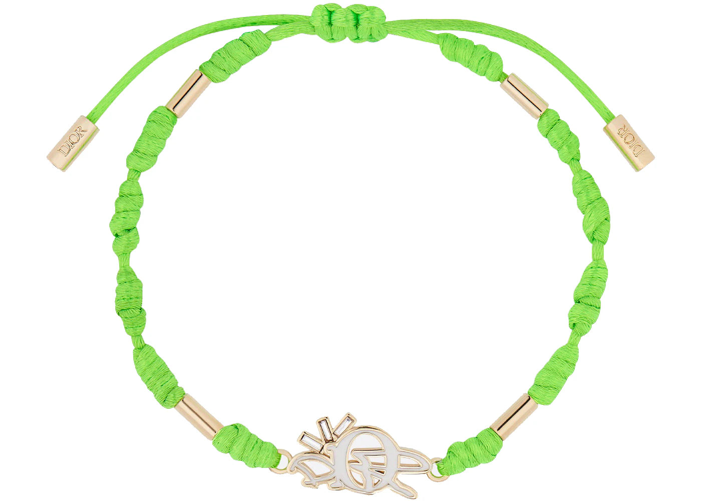 Dior x CACTUS JACK Bracelet Gold/Green/White