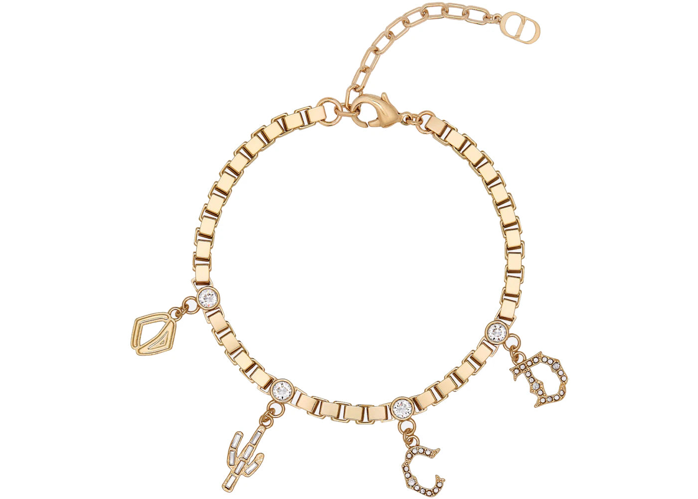 Dior x CACTUS JACK Bracelet Gold/White