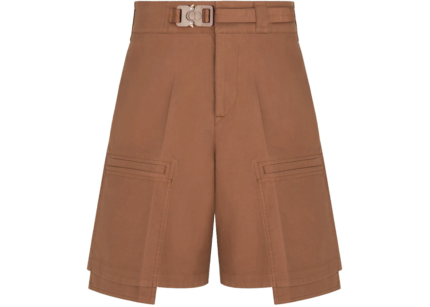 Dior x CACTUS JACK Cargo Bermuda Shorts Coffee Brown