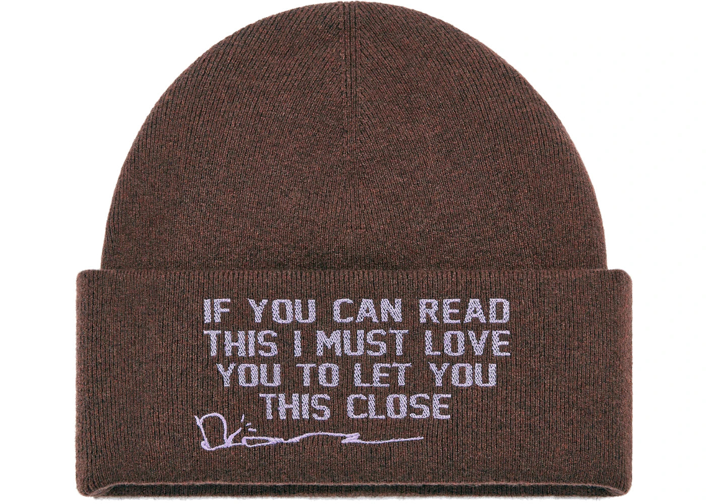 Dior x CACTUS JACK Cashmere Knit Beanie Mocha Brown