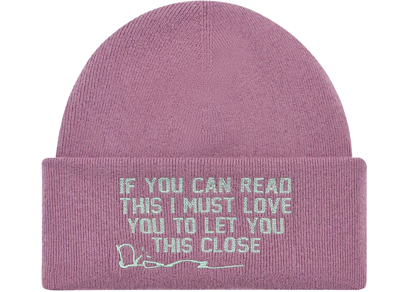 Dior x CACTUS JACK Cashmere Knit Beanie Violet