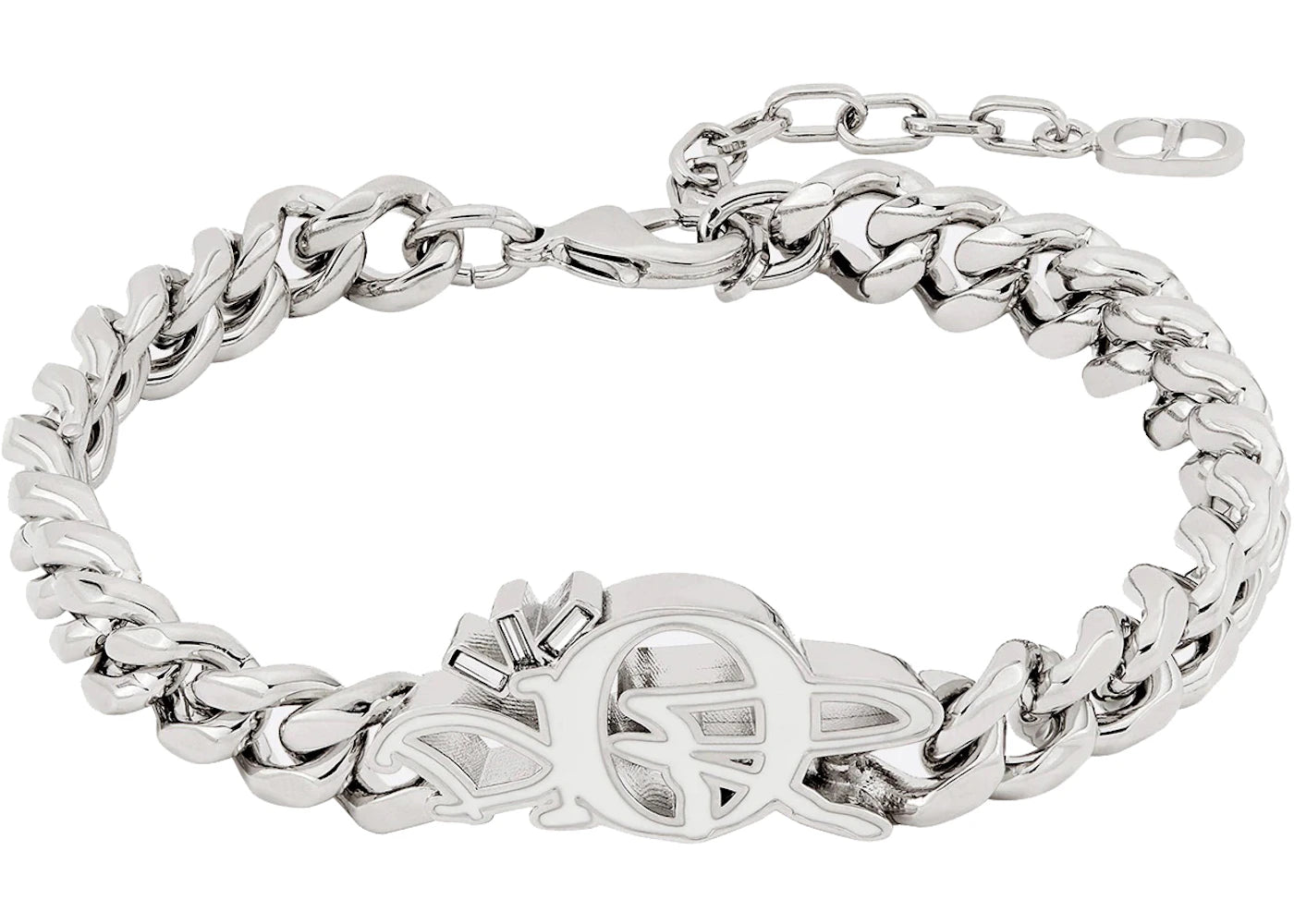 Dior x CACTUS JACK Chain Link Bracelet Silver