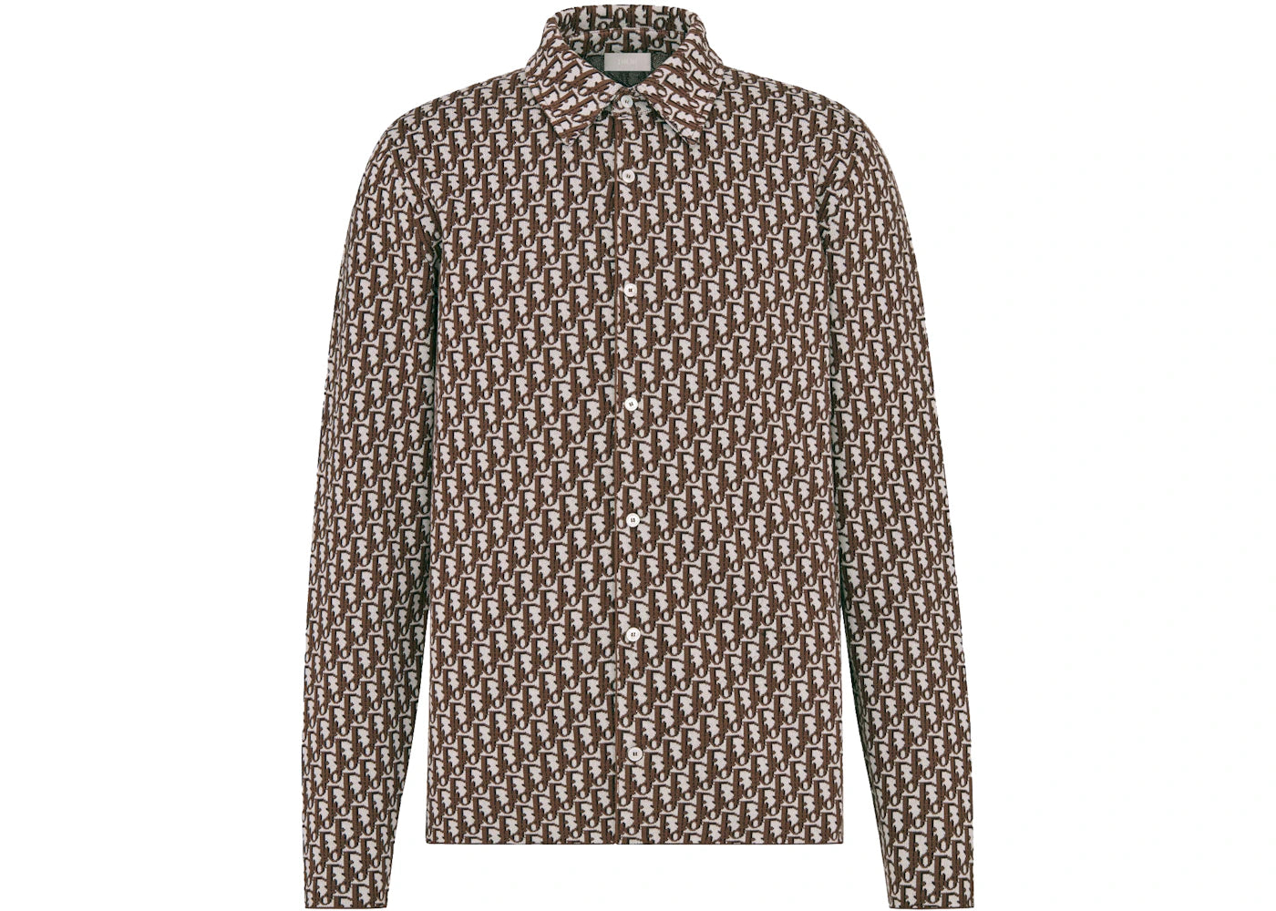 Dior x CACTUS JACK Dior Oblique Overshirt Brown/White