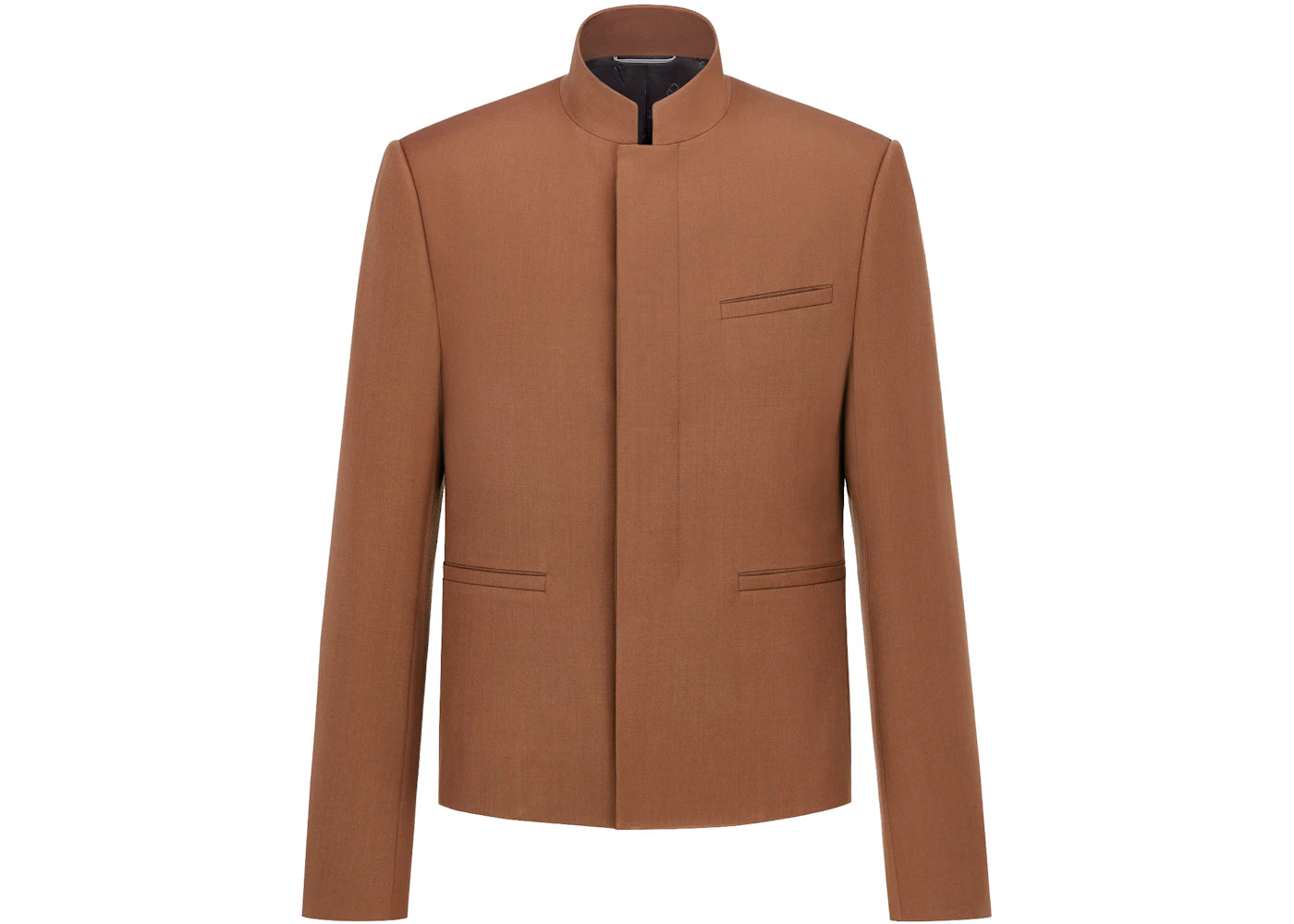 Dior x CACTUS JACK Officer Collar Jacket Coffee Brown