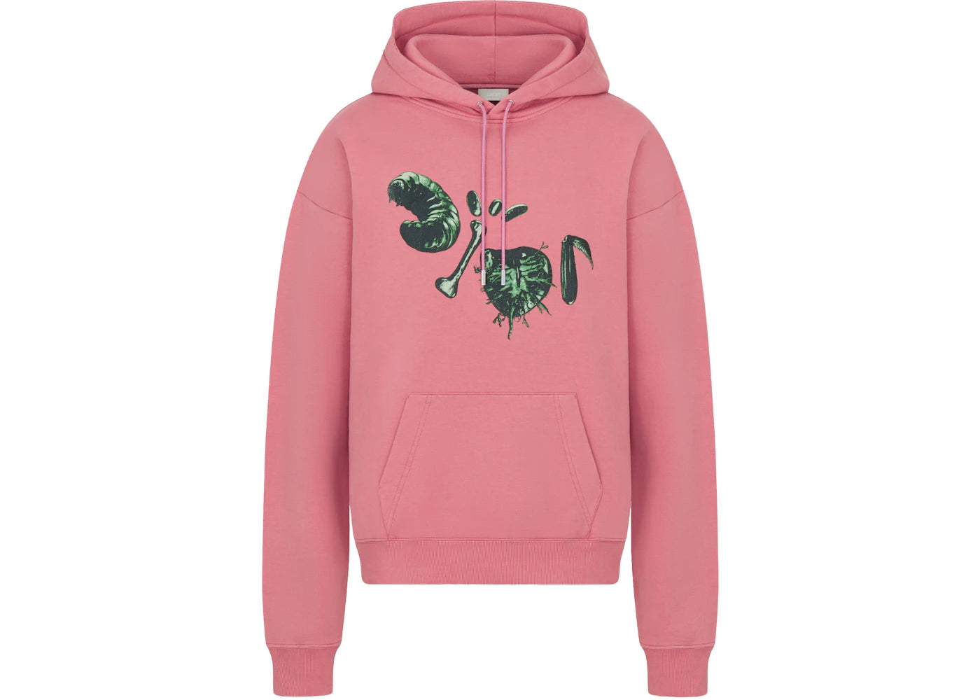 Dior x CACTUS JACK Oversized Hooded Sweatshirt Pink