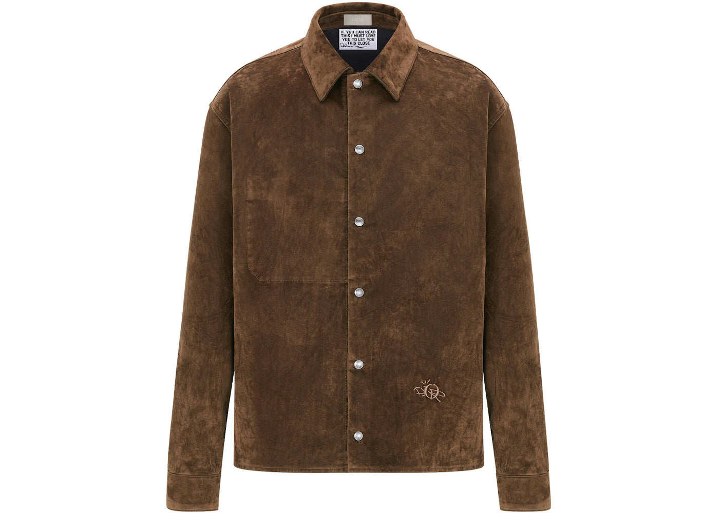 Dior x CACTUS JACK Oversized Overshirt Mocha Brown