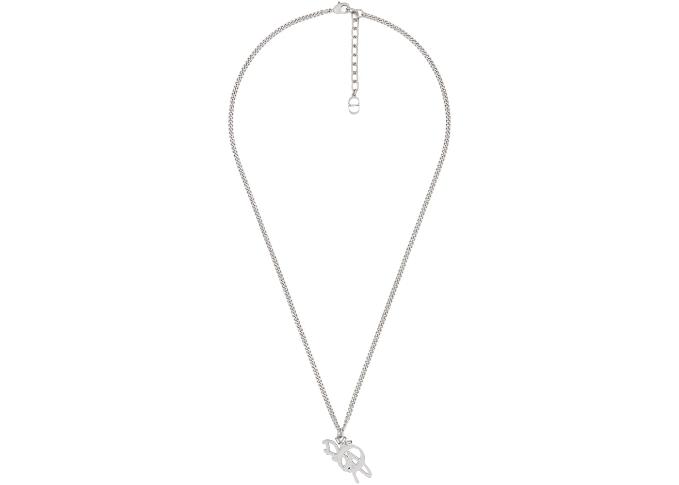 Dior x CACTUS JACK Pendant Necklace Silver/White