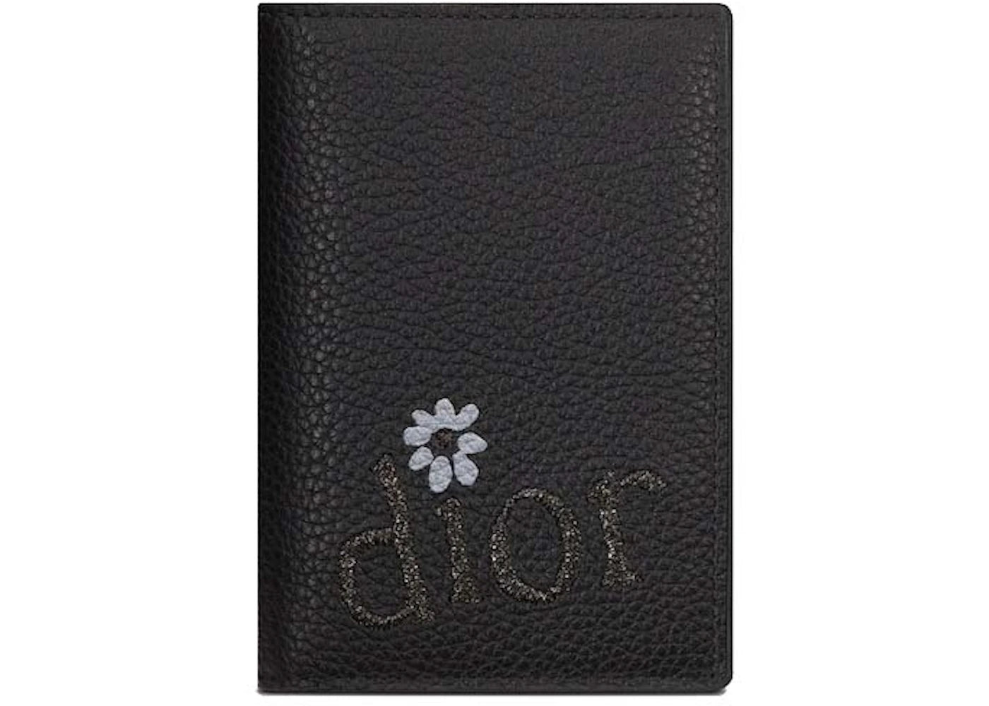 Dior x ERL Bi-Fold Card Holder Black