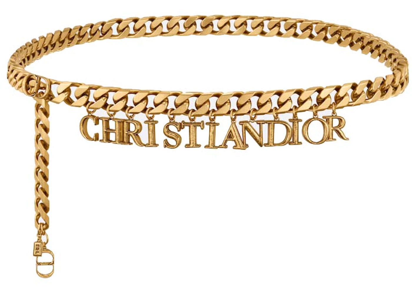 Dior x ERL Chain Belt Antique Gold-Finish Brass