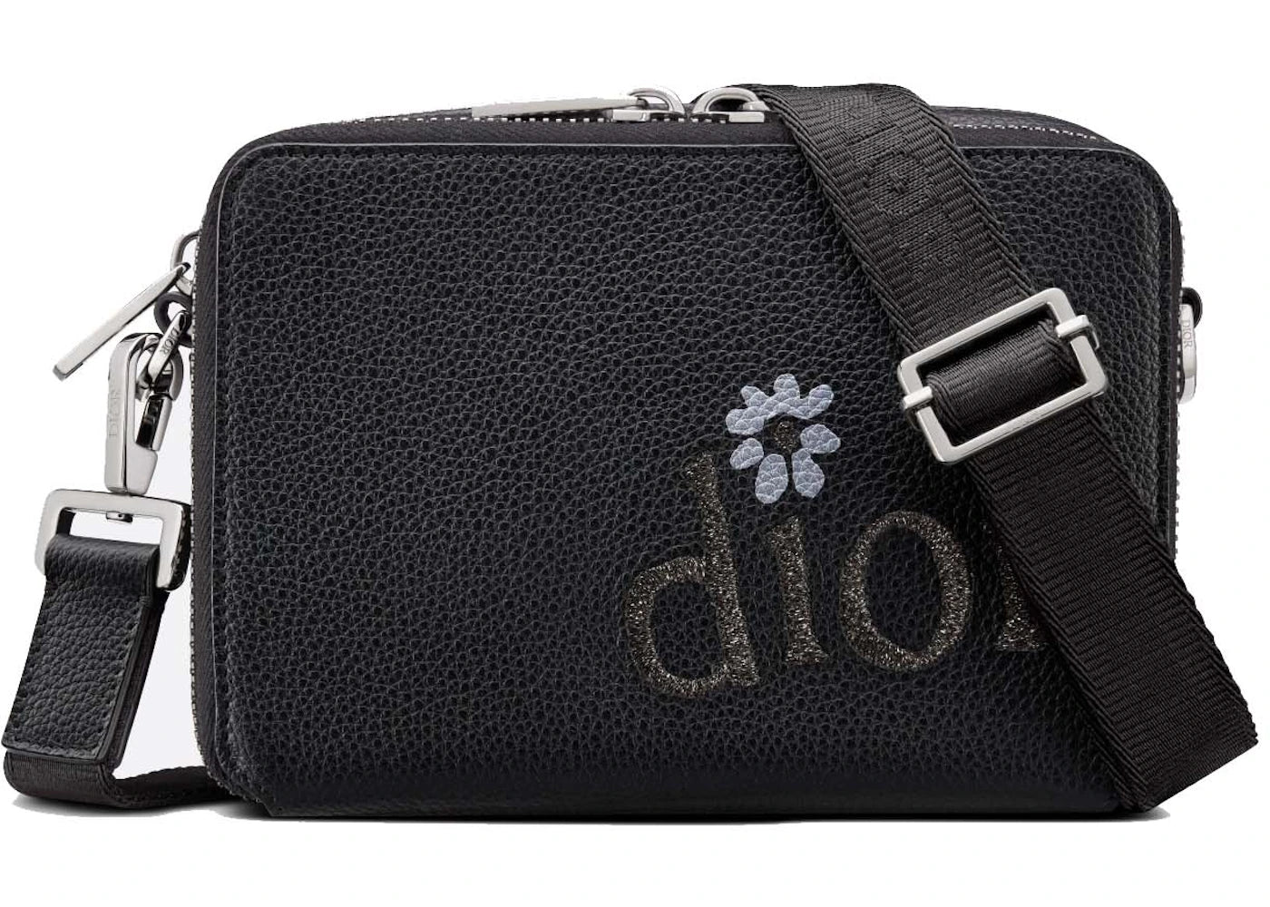 Dior x ERL Pouch with Strap Black