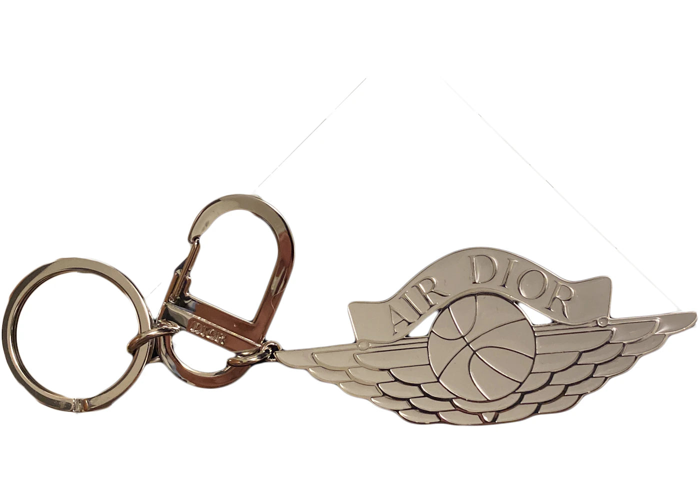 Dior x Jordan Wings Keychain Silver