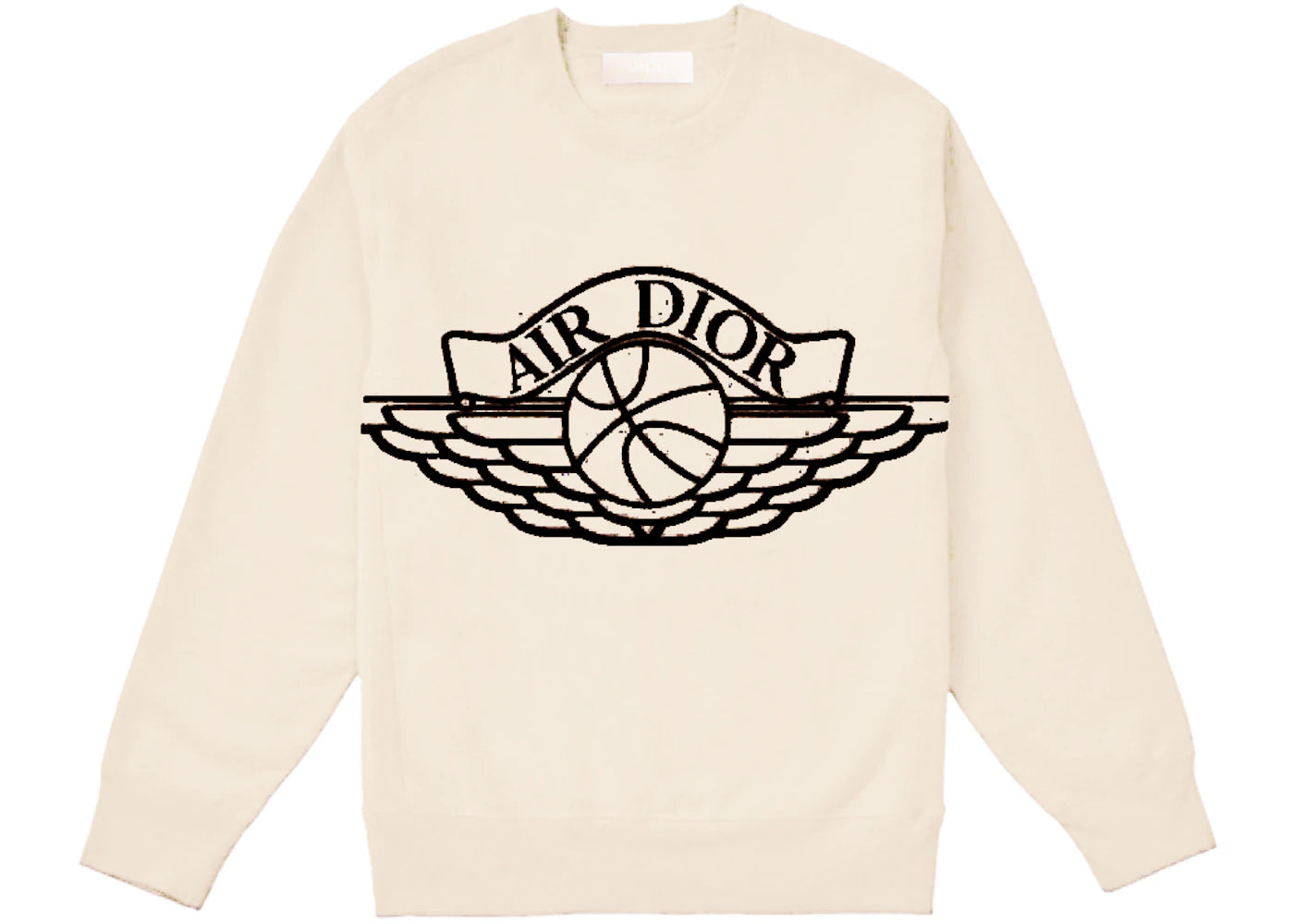 Dior x Jordan Wings Sweater Natural