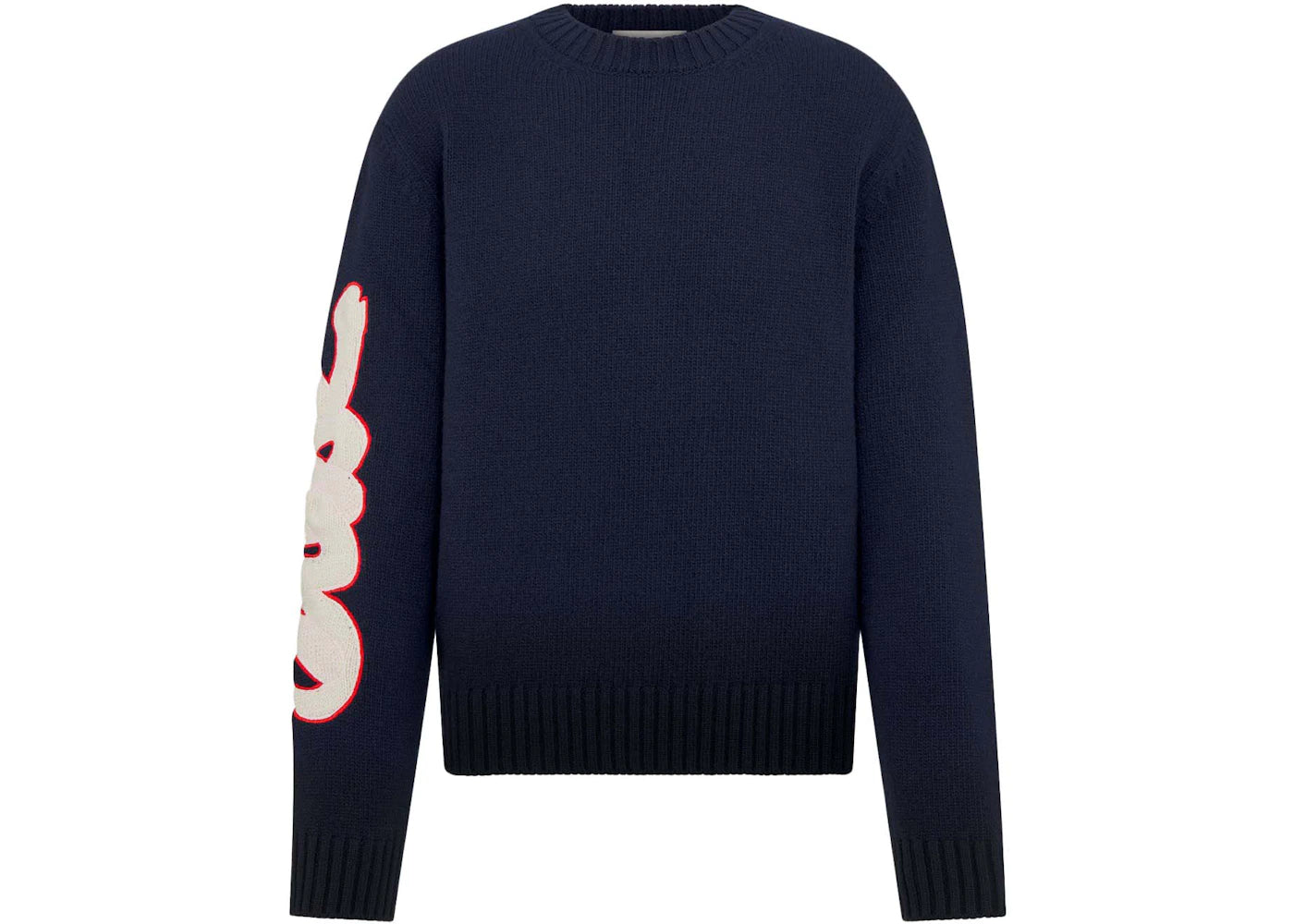 Dior x KAWS Sweater Blue Wool Knit