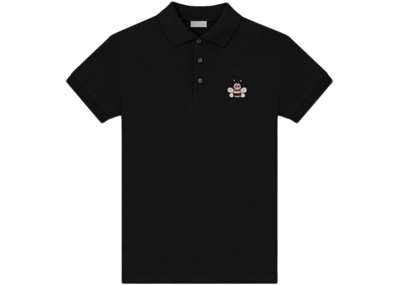 Dior x Kaws Crystal Bee Polo Shirt Black