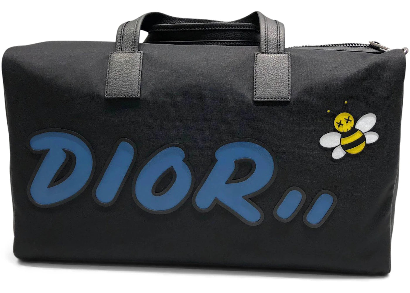 Dior x Kaws Duffle Blue Logo Black