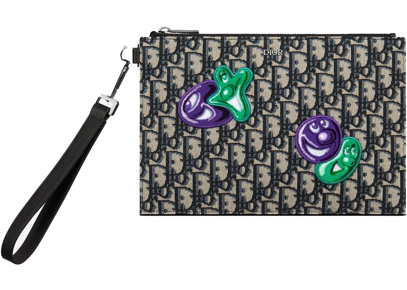 Dior x Kenny Scharf A5 Pouch Beige/Black