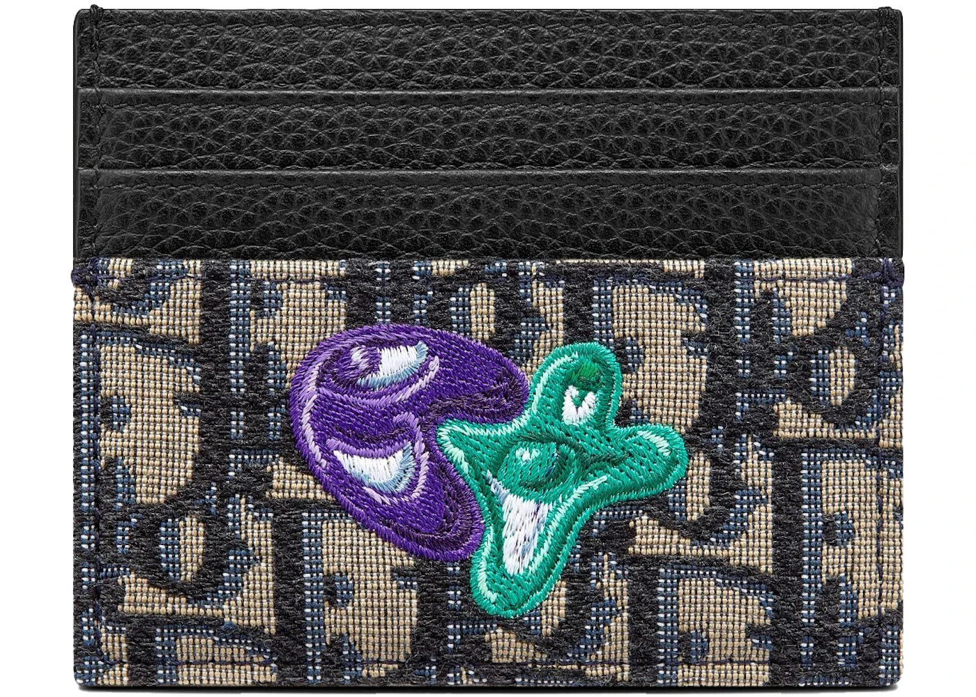 Dior x Kenny Scharf Card Holder Beige/Black