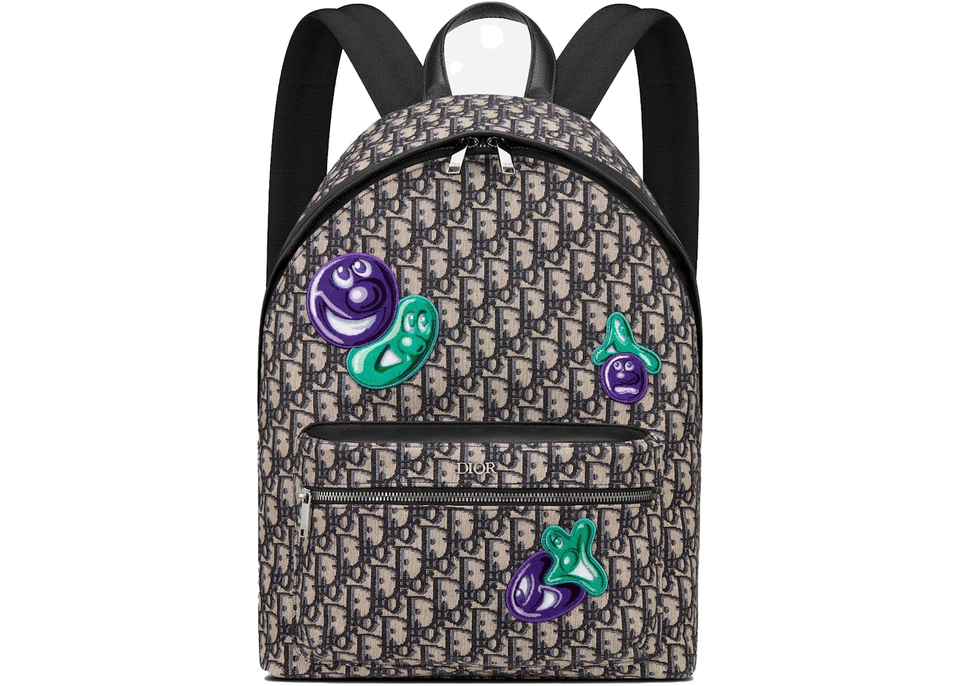 Dior x Kenny Scharf Rider Backpack Beige/Black