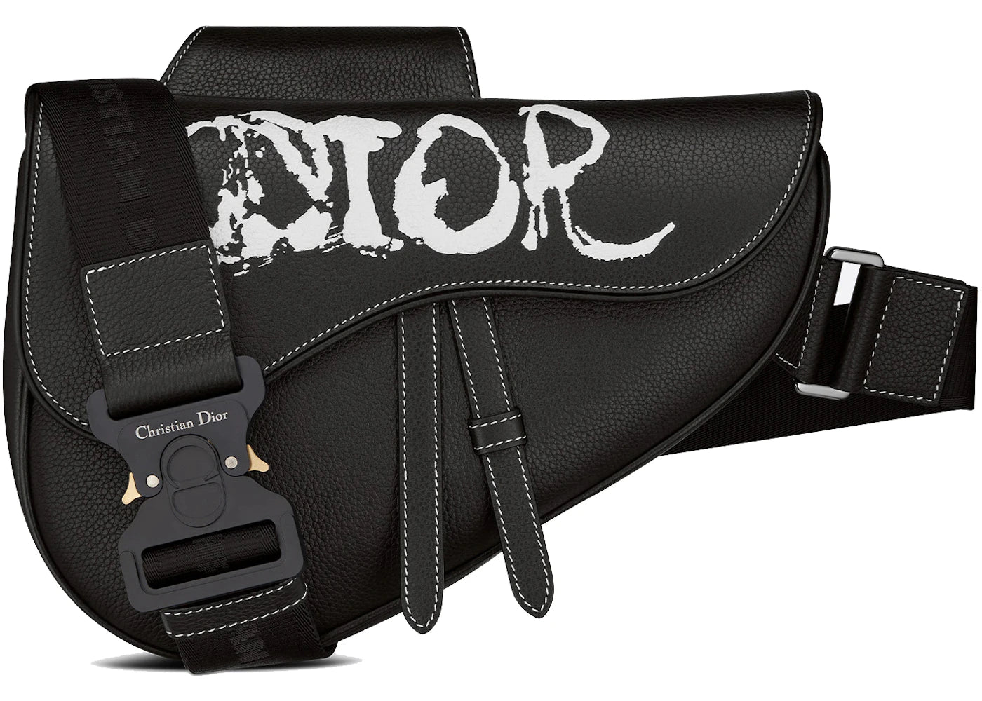 Dior x Peter Doig Saddle Bag Black