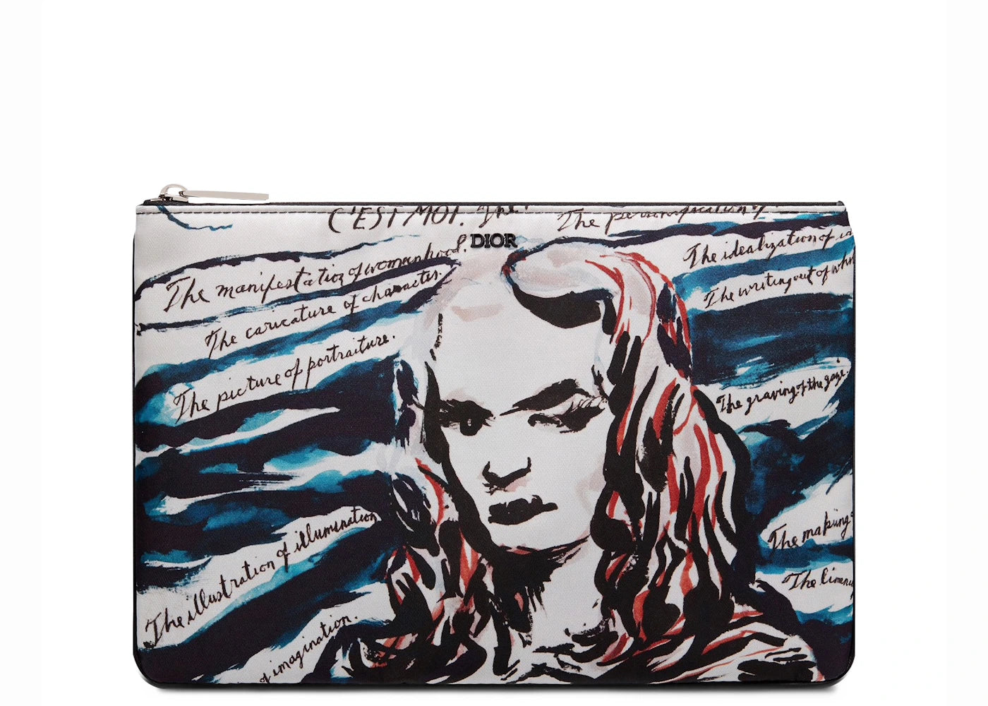 Dior x Raymond Pettibon Pouch Nylon Multicolor