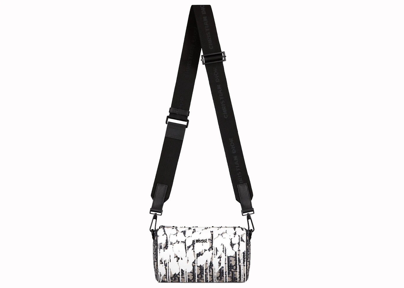 Dior x Raymond Pettibon Roller Messenger Bag Oblique White/Black