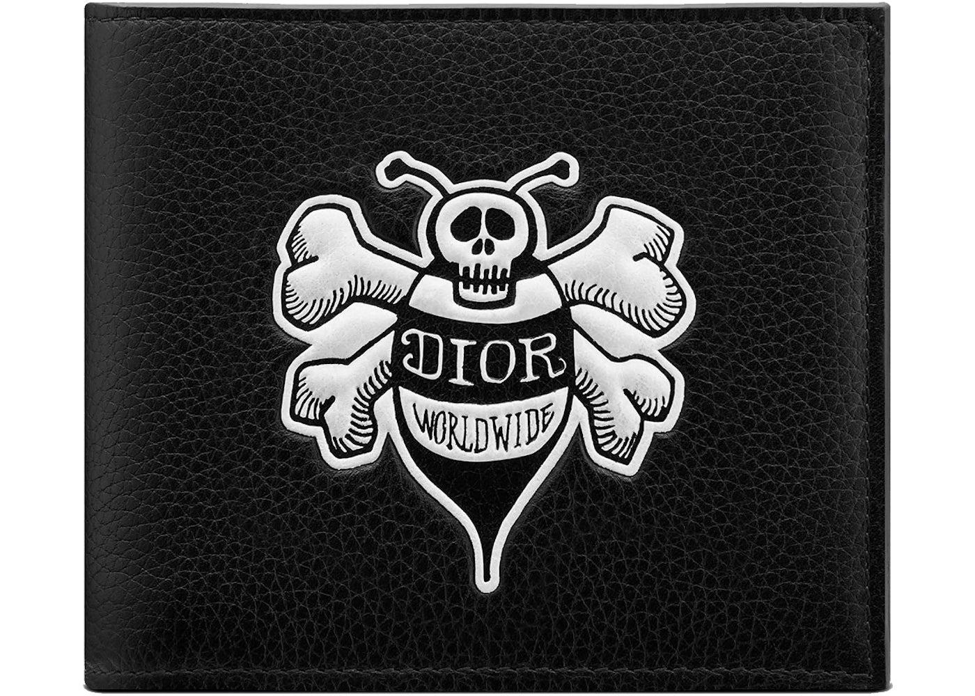 Dior And Shawn Wallet (8 Card Slot) Bee Black