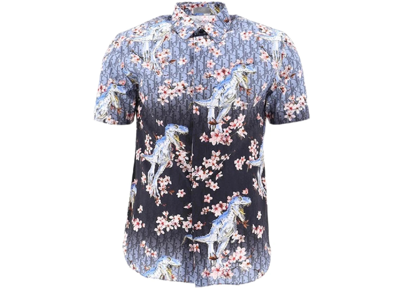 Dior x Sorayama Tyrannosaurus Rex Cherry Blossom Shortsleeved Shirt Multi