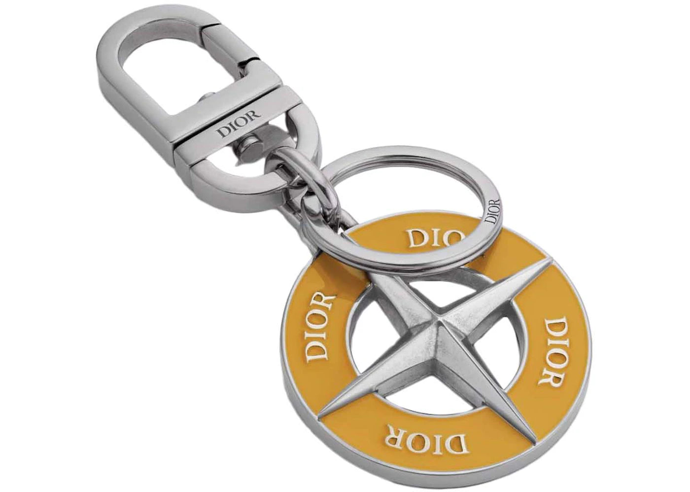 Dior x Stone Island Key Ring Yellow