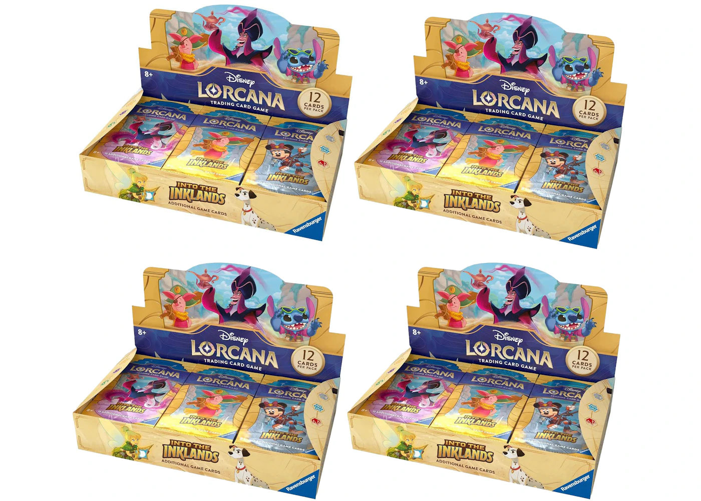Disney Lorcana TCG Into the Inklands Booster Box 4x Lot