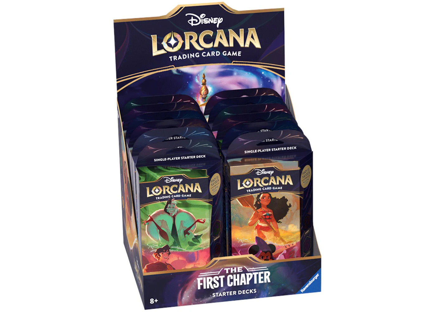 Disney Lorcana TCG The First Chapter Starter Deck Display Box (12 Decks)