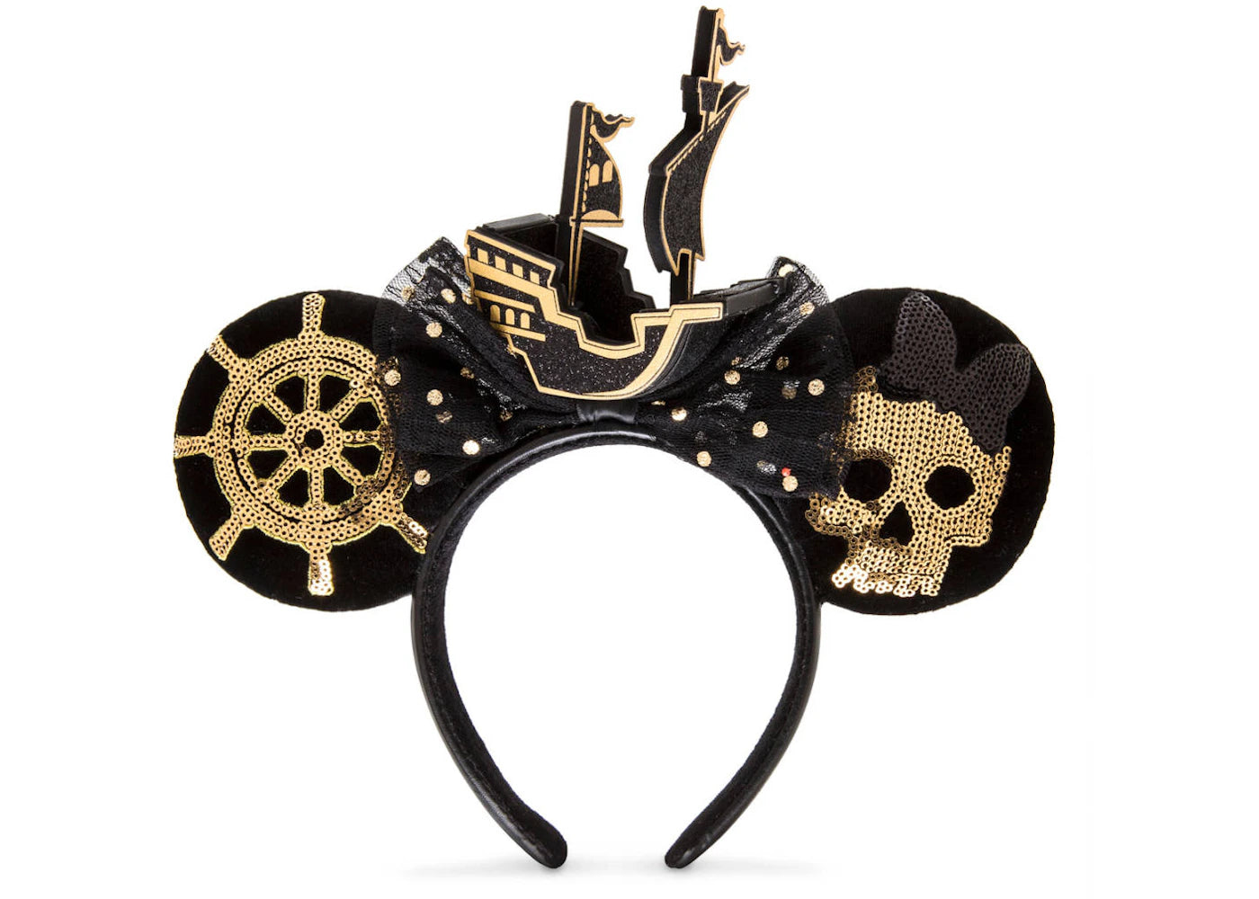 Disney Minnie Mouse Main Attraction February Pirate of the Carribean Ear Headband