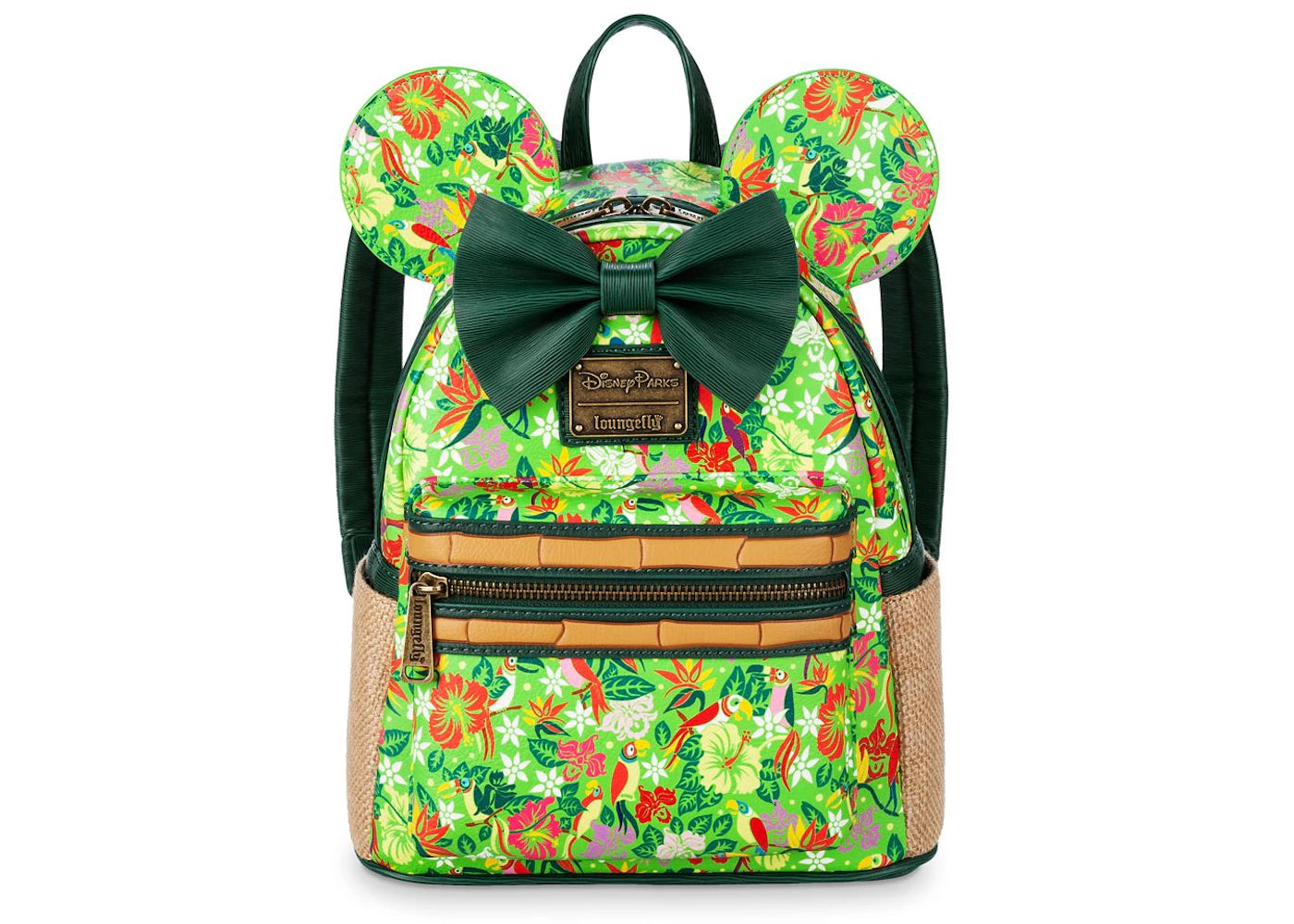Disney Minnie Mouse Main Attraction May Enchanted Tiki Room Loungefly Backpack