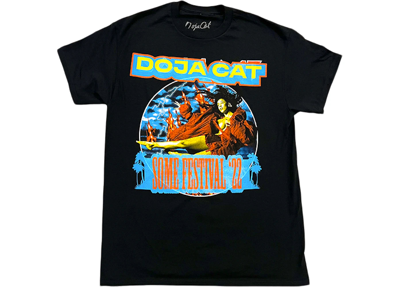 Doja Cat Coachella 22' Some Festival T-Shirt Black