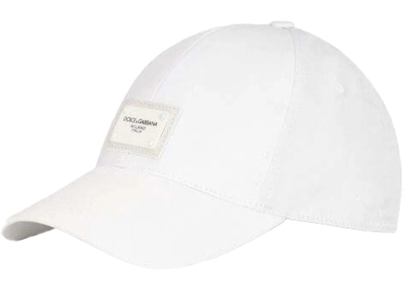 Dolce & Gabbana Branded Plate Baseball Cap White