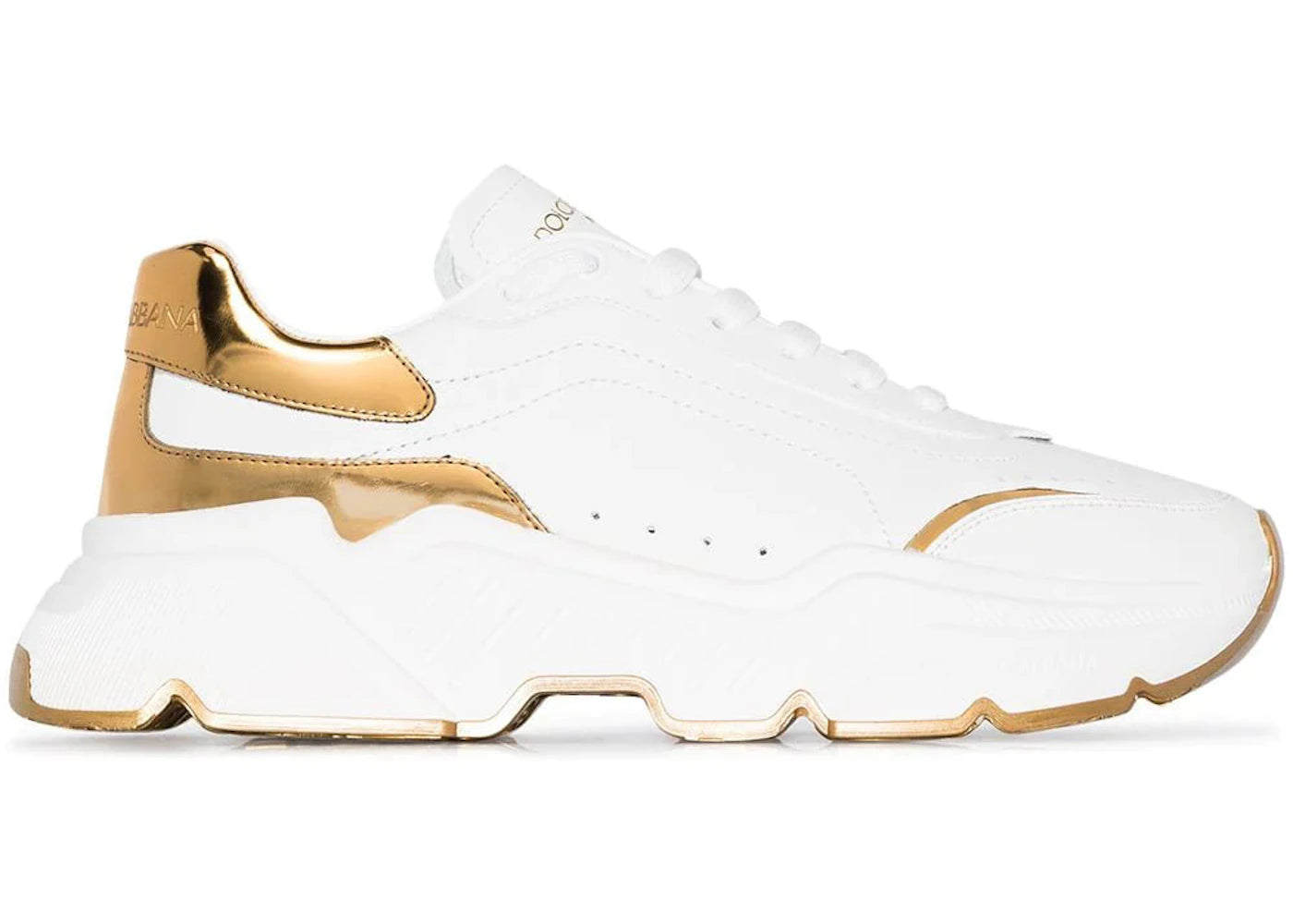 Dolce & Gabbana Daymaster Chunky White Metallic Gold (Women's)