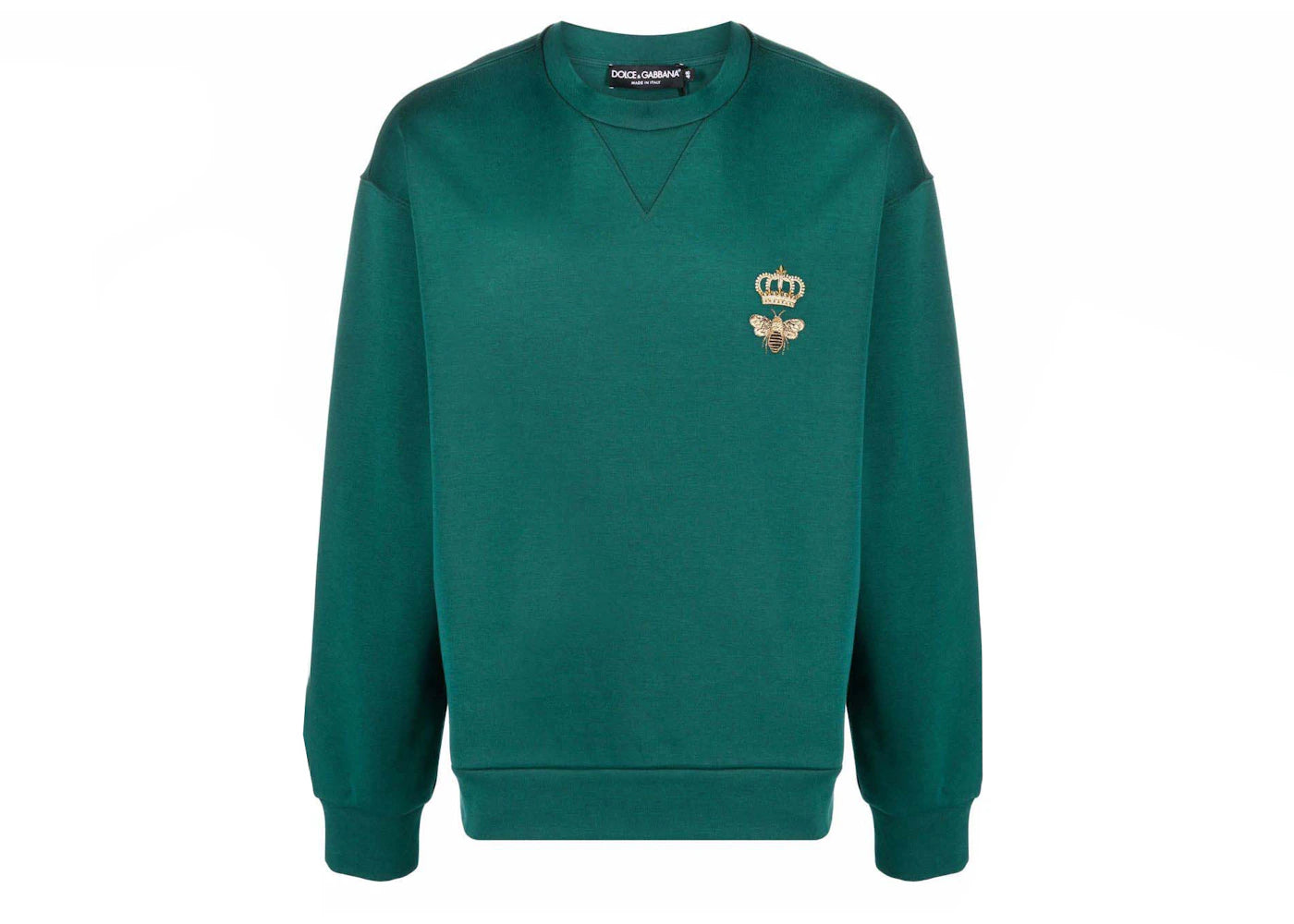 Dolce & Gabbana Embroidered Design Long Sleeve Sweatshirt Red