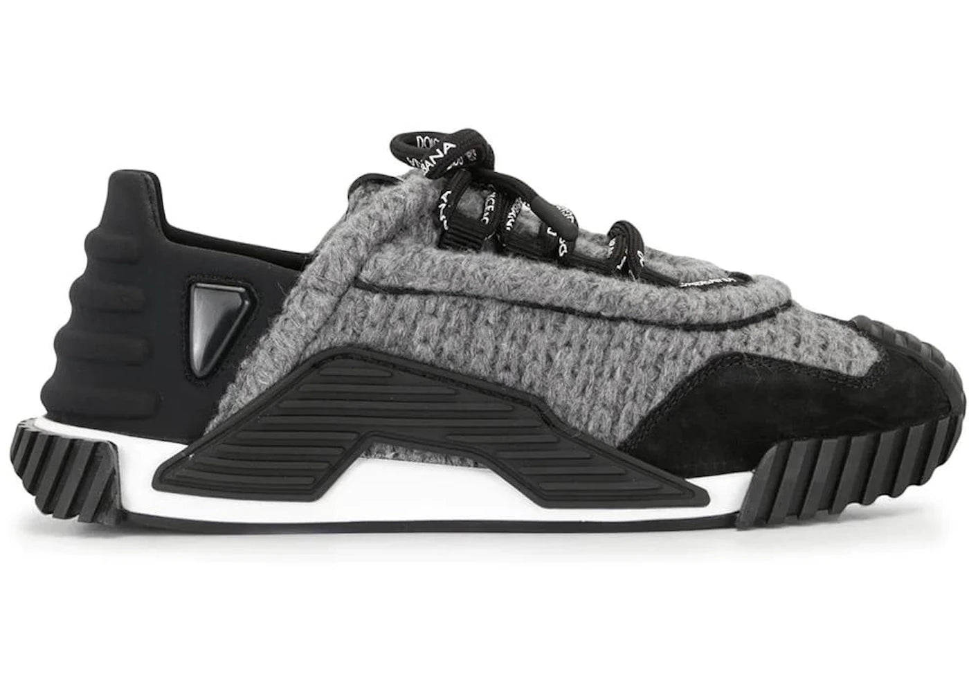 Dolce & Gabbana NS1 Low Top Black Grey (Women's)