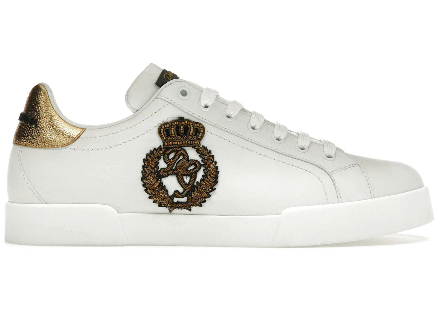 Dolce & Gabbana Portofino Crown Patch White Gold