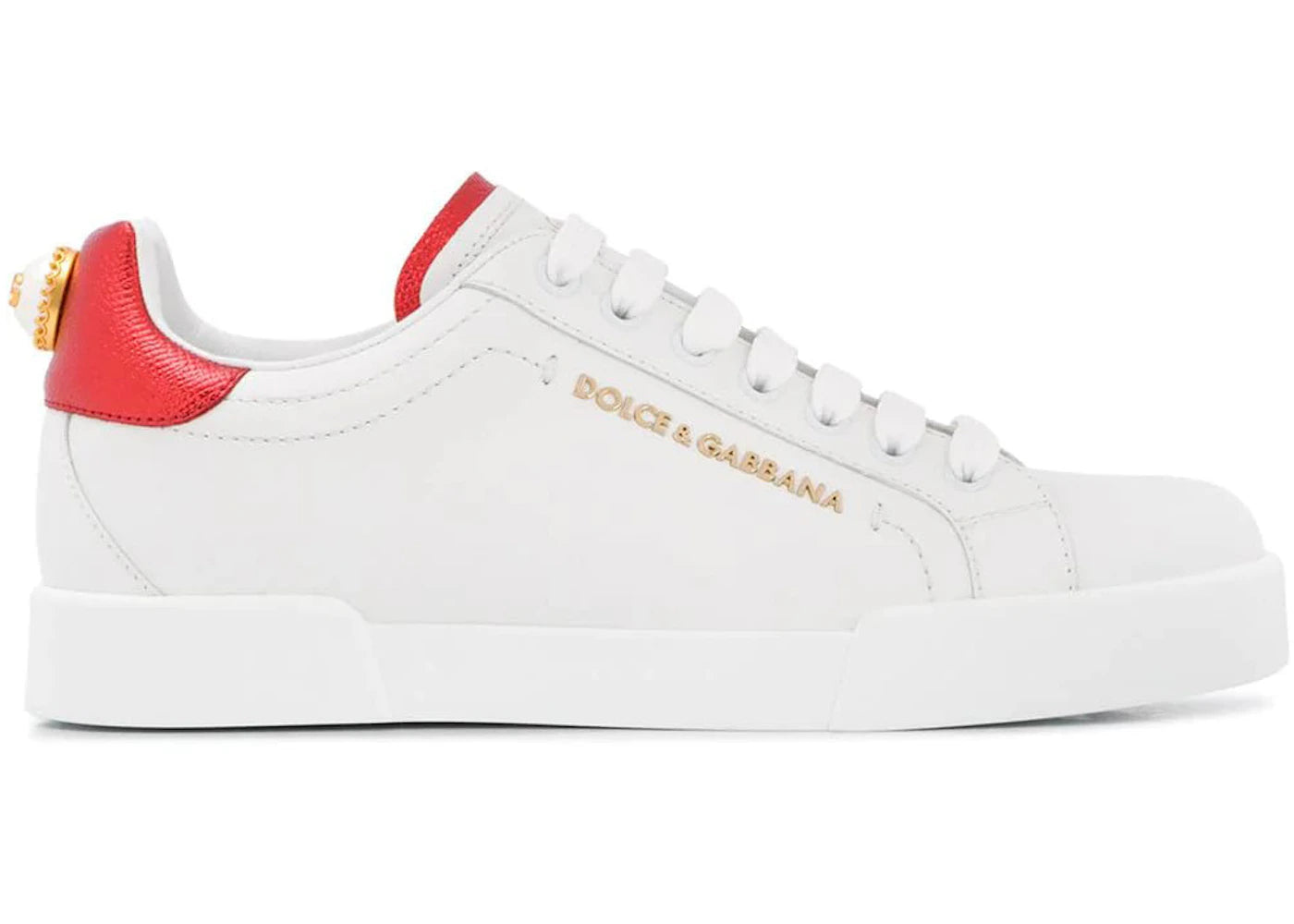 Dolce & Gabbana Portofino White Metallic Red Pearl (Women's)