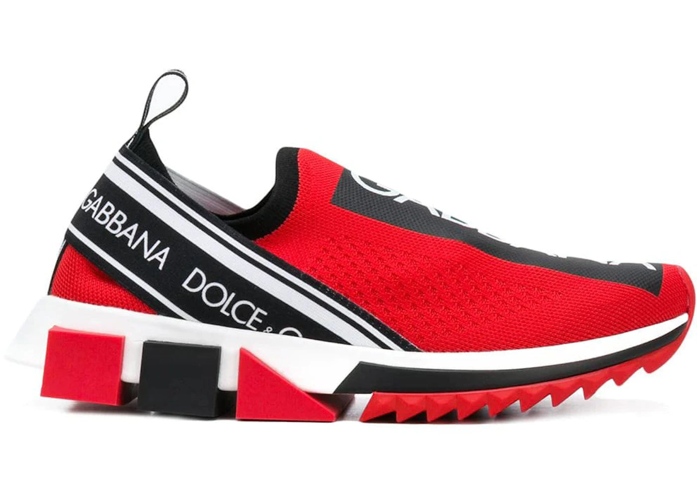 Dolce & Gabbana Sorrento Slip On Red Black (Women's)