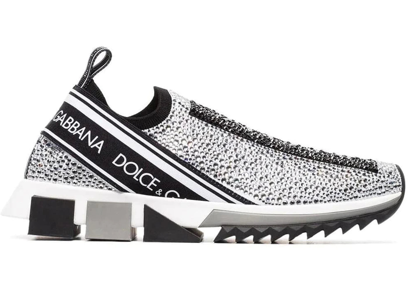 Dolce & Gabbana Sorrento Slip On Silver Crystal (Women's)