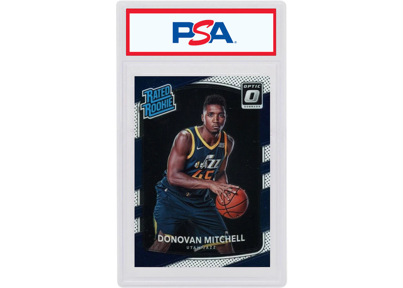 Donovan Mitchell 2017 Panini Donruss Optic Rookie #188 (PSA or BGS Graded)
