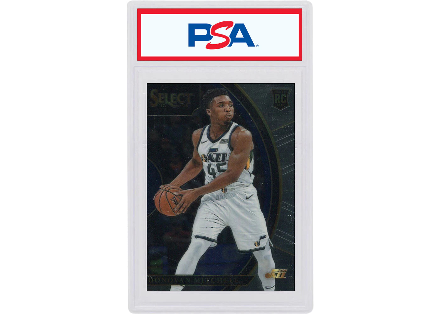 Donovan Mitchell 2017 Panini Select Rookie #11 (PSA or BGS Graded)