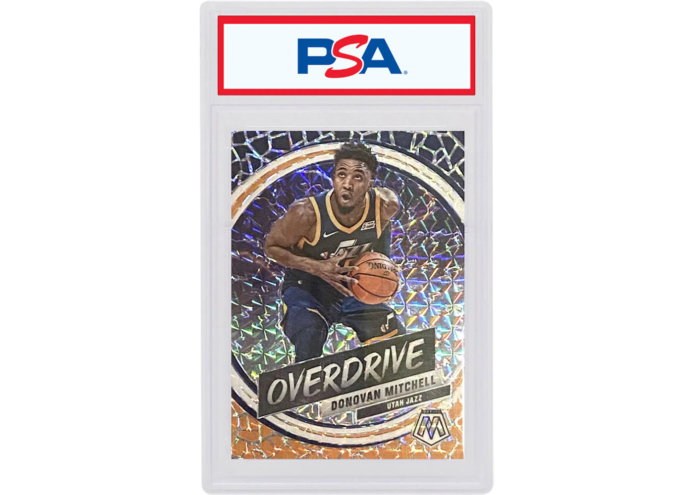 Donovan Mitchell 2019 Panini Mosaic Overdrive #14 (PSA or BGS Graded)