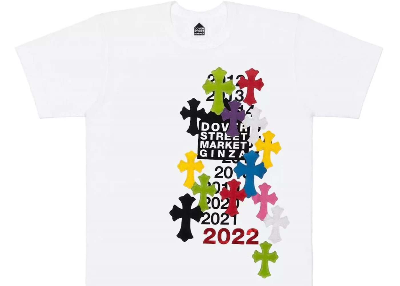 Dover Street Market Ginza x Chrome Hearts 10th Anniversary Tee White