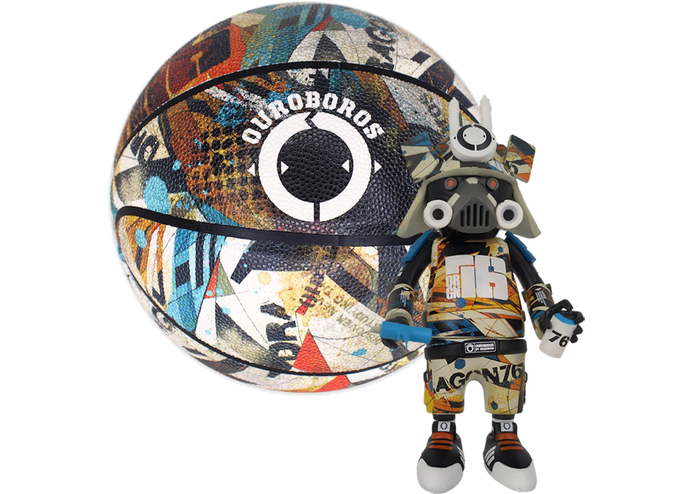 Dragon 76 x Martian Toys DR76 6in Figure + Basketball "Abstract" BUNDLE