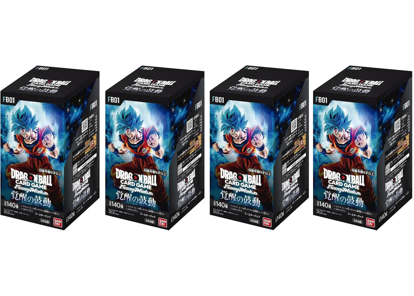 Dragon Ball Z Fusion World Awakened Pulse FB01 Booster Box (Japanese) 4x Lot